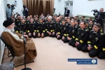 دیدار فرماندهان نیروی دریایی ارتش با رهبر انقلاب  2