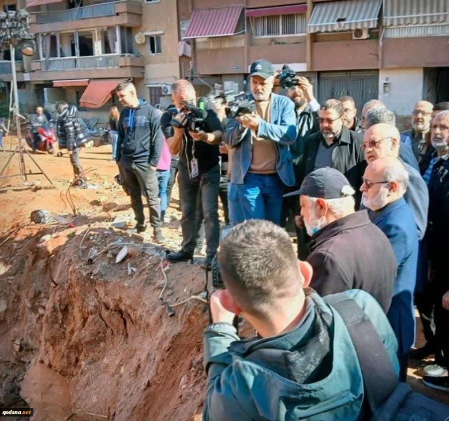 حضور سفیر ایران در محل شهادت سید حسن نصرالله 2