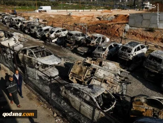 آتش زدن اموال فلسطینیان در کرانه باختری