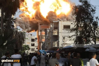 صهیونیست‌ها بیمارستان کمال‌عدوان  را به آتش کشیدند