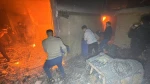 کادر پزشکی بیمارستان کمال عدوان در آتش سوختند/ کارکنان بیمارستان و مجروحان به مکان نامعلومی منتقل شدند 2