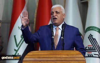 رئیس الحشد الشعبی عراق : بر عهد خود باشهیدان سلیمانی و المهندس پایبندیم