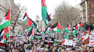 تظاهرات حامیان فلسطین در لندن