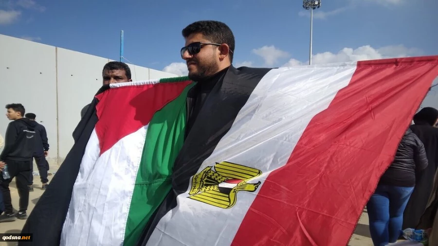 تجمع مصری‌ها در مخالفت با کوچ اجباری ساکنان غزه 2
