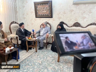 حضور نمایندگان رهبر انقلاب در منازل تعدادی از جانبازان سرافراز