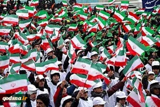 صحنه هایی از راهپیمایی 22 بهمن در تهران