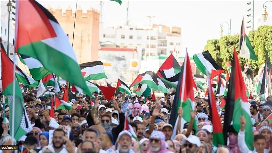 خشم مراکشی‌ها از انتقاد دیپلمات صهیونیست از راهپیمایی مردمی حمایت از غزه 2