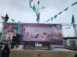 استقرار مجاهدان گردان‌های قسام در محل تحویل اسرای اسرائیلی در شهر رفح در جنوب نوار غزه 2