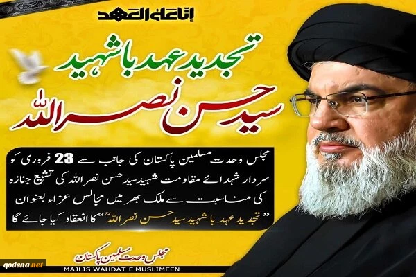 مراسم عزاداری مردم پاکستان همزمان با تشییع پیکر سیدحسن نصرالله 2