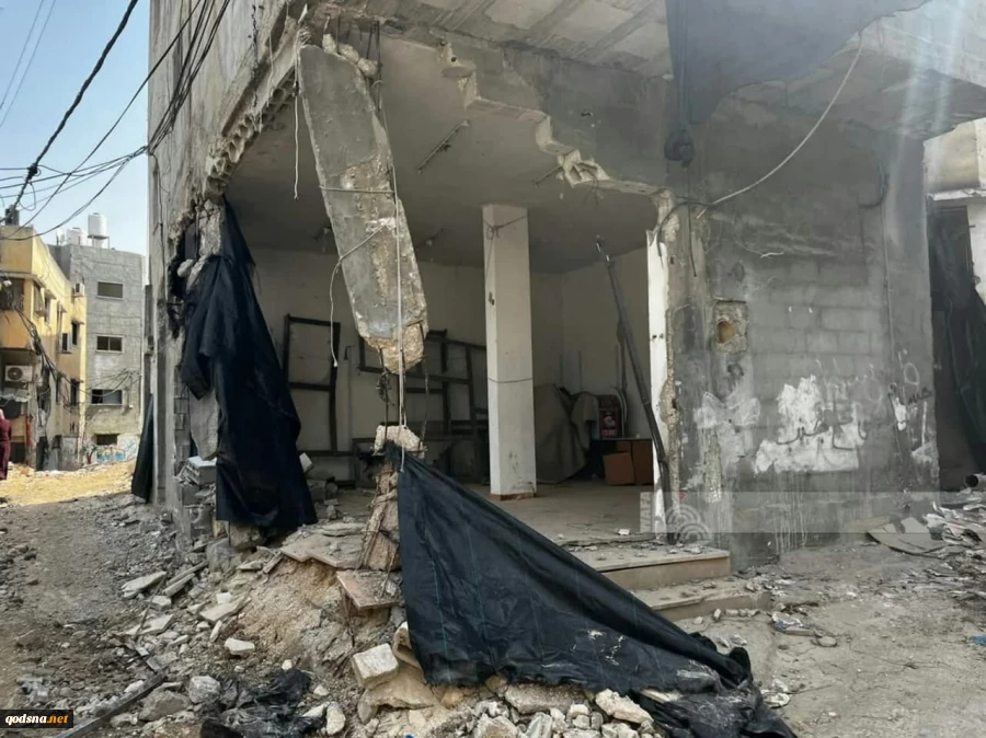 ویرانی گسترده خانه‌های فلسطینیان در اردوگاه نورشمس و طولکرم در شمال کرانه باختری در ادامه حملات جنایتکارانه صهیونیست ها   3
