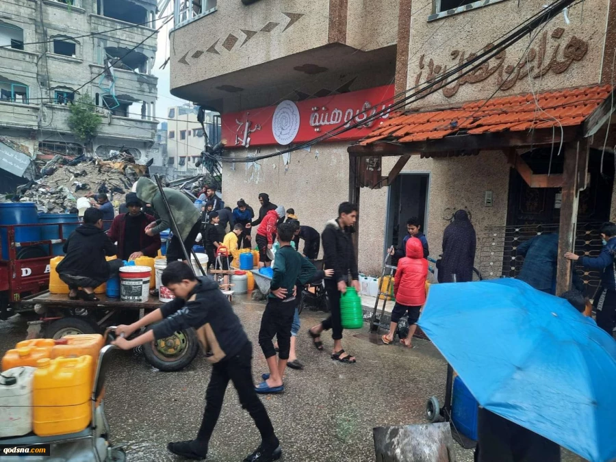 Zionist regime’s occupation forces have destroyed more than 85% of the water and sanitation facilities and assets in Gaza, with a restoration cost exceeding 1.5 billion dollars, while the only water source supplying the Strip suffers from salinity and pol