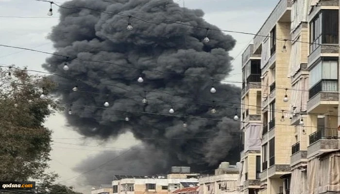 العدو الإسرائيلي يعتدي على الضاحية الجنوبية لبيروت 2