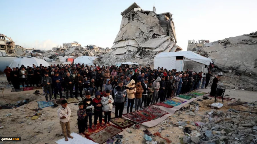 ‘A salute to steadfastness’:

Hamas says Palestinians mark Eid amid Israeli aggression, starvation