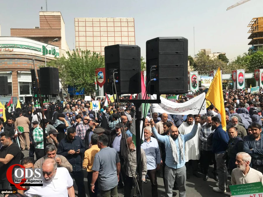 تجمع مردم تهران در میدان فلسطین در اعتراض به جنایات رژیم صهیونیستی (بخش دوم) 2