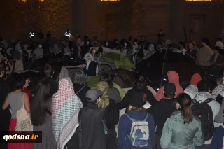 اعتراض دانشجویان حامی فلسطین در آمریکا