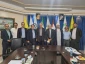 بازدید ژنرال بازنشسته تونسی و مدیر شبکه رادیویی وی وان تونس از جمعیت دفاع از ملت فلسطین