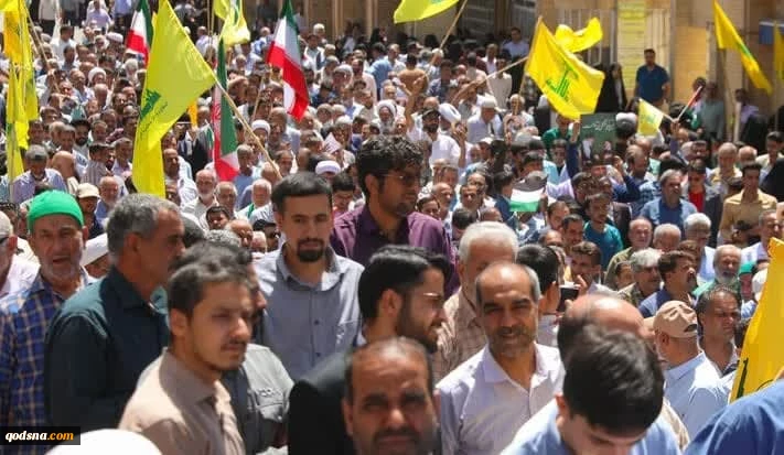 في إطار جمعات الغضب.. مدن إيرانية تنظم وقفات تضامنية مع غزة 4