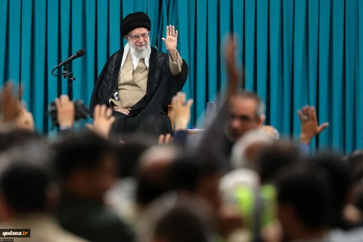 The Leader of the Islamic Republic of Iran, Ayatollah Seyyed Ali Khamenei received thousands of teachers from different cities and provinces across the country on Saturday.

The meeting is being held on the occasion of the Teachers Day and the martyrdom