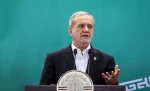 پزشکیان در همایش «دیپلماسی مقاومت و گرامیداشت شهدای خدمت»:  ما در مقابل انسان‌های قاتل و جنایتکار که لباس‌های خوب می‌پوشند و دم از حقوق بشر می‌زنند اما وحشی‌ترین اعمال را انجام می‌دهند موضع داریم 2