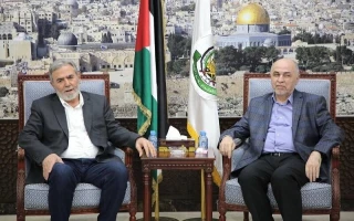 دیدار رهبران حماس و جهاد اسلامی در دوحه