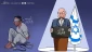 کاریکاتور؛ نتانیاهو به عنوان یک کودک‌کش و جنایتکار جنگی پشت تریبون و پزشکان فلسطینی به عنوان نجات دهنده جان کودکان و افراد بی‌گناه پشت میله‌های زندان و در اسارت