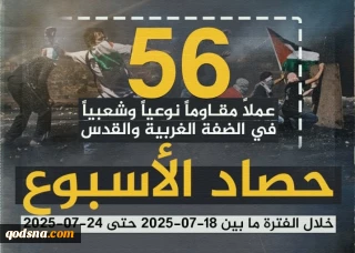 مرکز پژوهشی آماری معطی گزارش داد؛

 56 عملیات مقاومتی در یک هفته اخیر/ ثبت میانگین 8 عملیات در هر روز+ نمودار