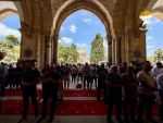40,000 worshippers attend Friday prayer at the Aqsa Mosque