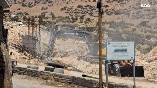 Zionist army razes school and house in W. Bank