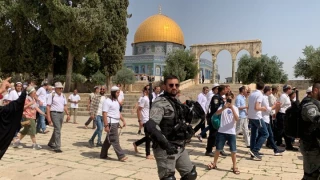 تعرض شهرک‌نشینان به مسجد الاقصی