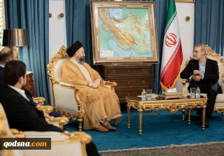 لاريجاني: التعاون الإيراني العراقي يجب أن يصبح أكثر واقعية / الحكيم: حرب إسرائيل ضد إيران زادت من قوة إيران في المنطقة