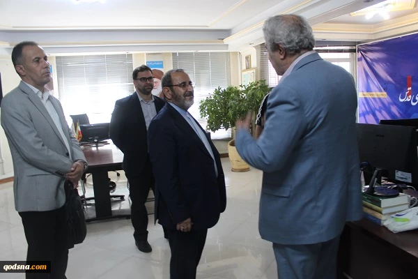 بازدید رئیس دانشگاه بین‌المللی مذاهب اسلامی از خبرگزاری قدس 2