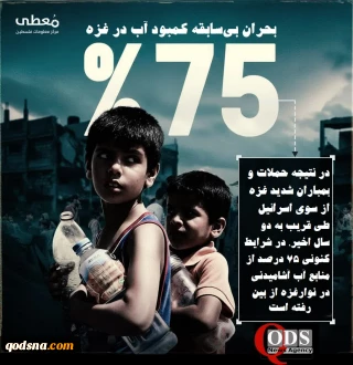 بحران بی آبی در نوار غزه؛ 75 درصد از منابع آب آشامیدنی از بین رفته است