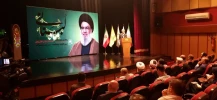 تصاویر  محفل شعر و ادب «ماه لبنانی» به مناسبت نخستین سالگرد شهادت سیدشهدای مقاومت از قاب دوربین خبرگزاری قدس 2