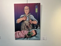 تصاویری از نمایشگاه سمفونی جنایت در موزه فلسطین