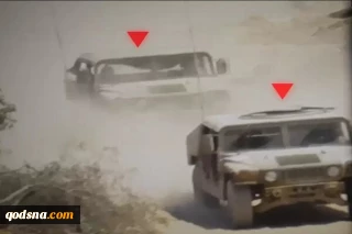 هدف قرار گرفتن دو جیپ نظامی در خان یونس