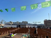 بیمارستان ناصر در خان یونس در حال آماده‌سازی برای پذیرش اسرای فلسطینی است که قرار است امروز در چارچوب توافق تبادل اسرا آزاد شوند