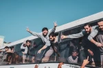 لحظه رسیدن اسرای آزاد شده فلسطینی به غزه 7