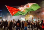 تظاهرات در اوتاوای کانادا  به مناسبت پیروزی استقامت غزه و فلسطین 3