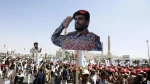 Yemenis mourn martyred military chief al-Ghamari at massive Sana’a funeral  2
