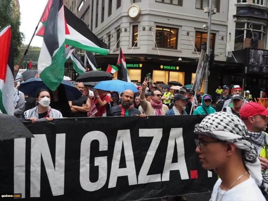 تظاهرات همبستگی با فلسطین در شهر سیدنی 2