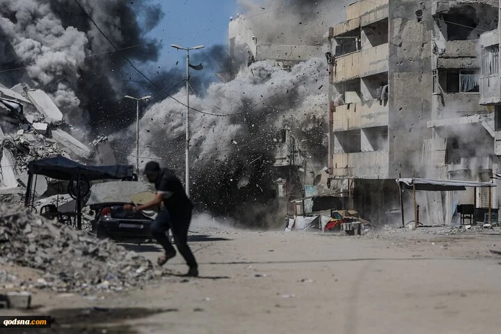 وقوع انفجارهای شدید و گسترده در نوار غزه 2