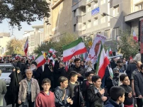 تصاویر مراسم  راهپیمایی 13 آبان در تهران از قاب دوربین خبرگزاری قدس