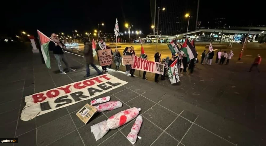 اعتراضات علیه اجرای ارکستر فیلارمونیک "اسرائیل" در لوکزامبورگ به دلیل حمایت از فلسطین 2