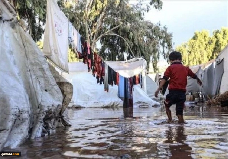 تراژدی آوارگان غزه در شب‌های سرد 3