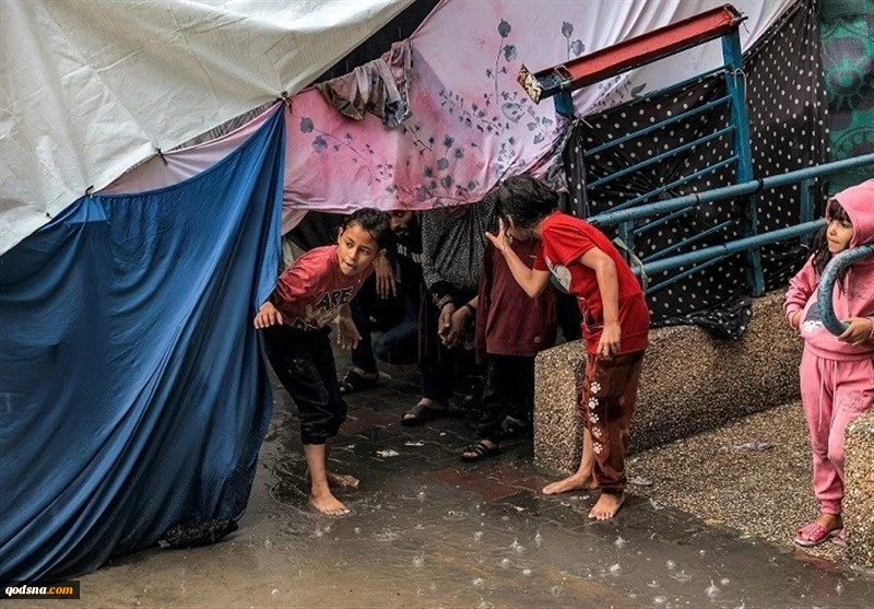 تراژدی آوارگان غزه در شب‌های سرد 4