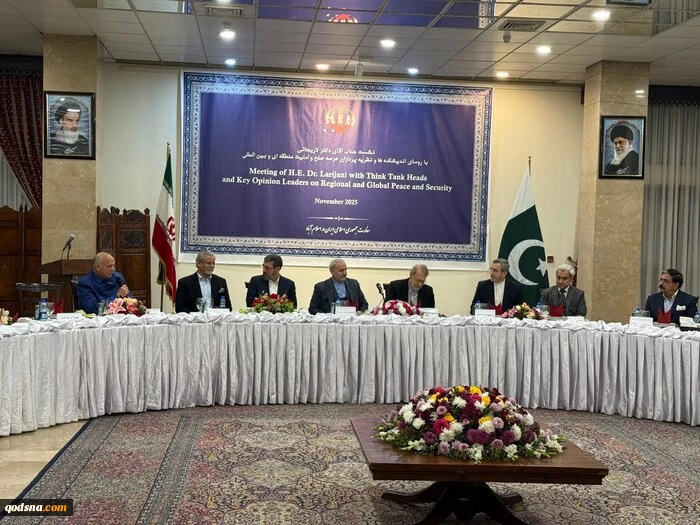 در نشست با نخبگان سیاسی و روسای اندیشکده های پاکستان؛
لاریجانی: توطئه آمریکایی-صهیونیستی پشت جنگ اخیر بود/ آشفتگی داخلی در رژیم اسرائیل 5