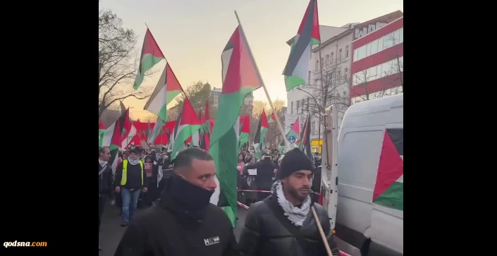 در یک هفته اخیر برگزار شد؛تظاهرات گسترده در بیش از 10 کشور جهان در حمایت از فلسطین و تاکید بر تحریم رژیم صهیونی 5