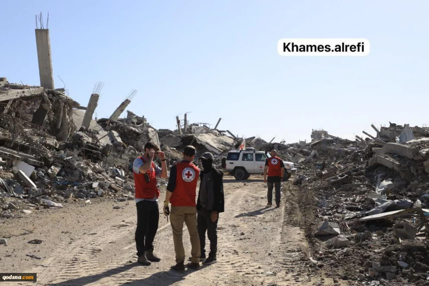 تصاویری از مبارزان گردان‌های قسام حین عملیات جستجو برای یافتن جسد اسرای صهیونیست در اردوگاه جبالیا در شمال نوار غزه