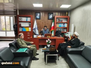 نشست دبیر شورای مقاومت فلسطین با سرپرست منطقه هفت شهرداری اهواز