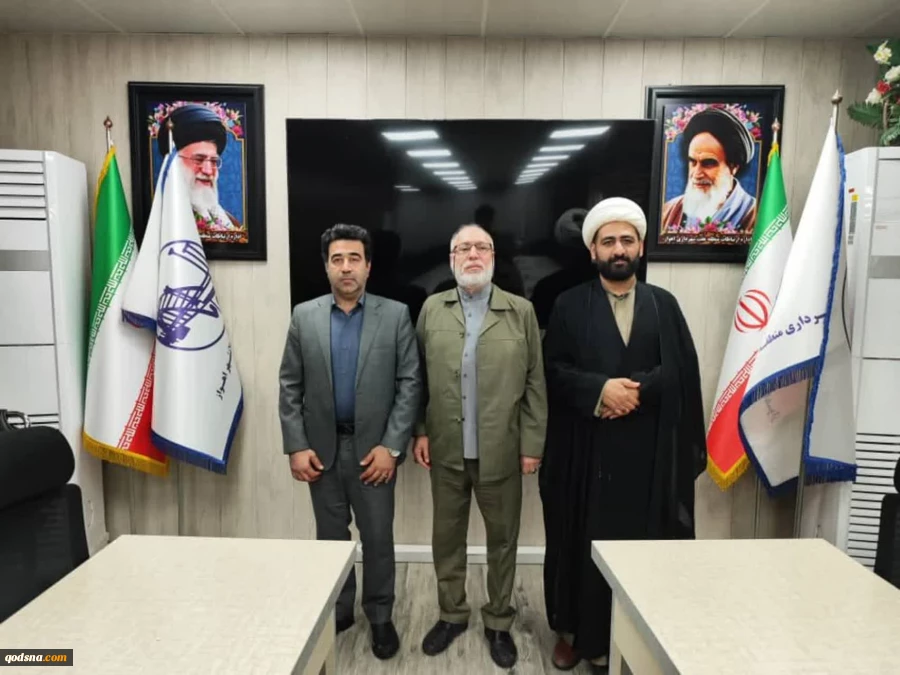 نشست دبیر شورای مقاومت فلسطین با سرپرست منطقه هفت شهرداری اهواز 2